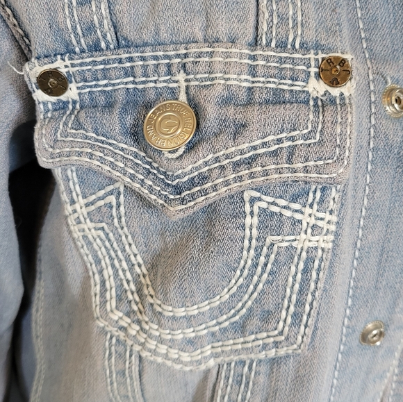 True Religion Men's Denim Jimmy Big QT Jacket - Picture 5 of 12